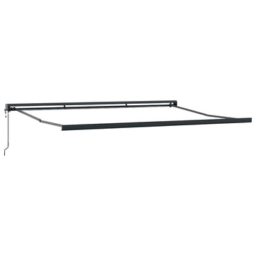 Markise Anthrazit 4,5 × 3 m Metall