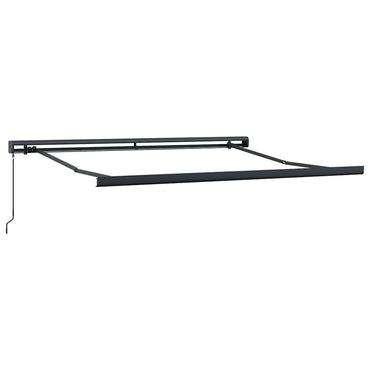 Markise Anthrazit 3,5 x 2,5 m Metall