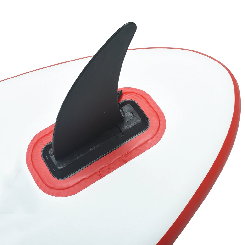 Mittelflosse für SUP-Board 18,3 x 21,2 cm Kunststoff Schwarz