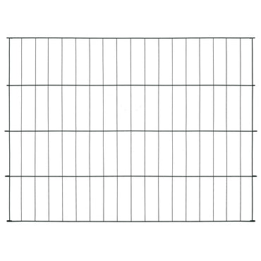 vidaXL Gartenzaun Set 115x79 cm Grün