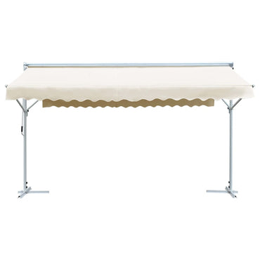 vidaXL Auvent autoportant 500x300 cm Crème