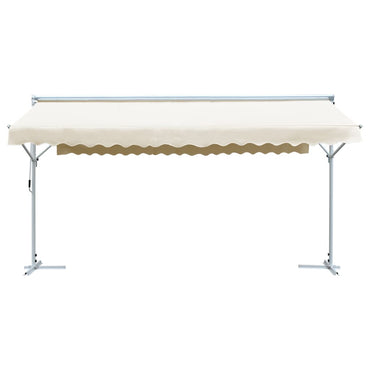 vidaXL Store banne autoportant 600x300 cm Crème