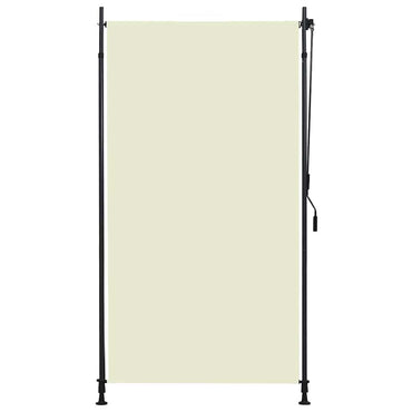 vidaXL Außenrollo 120 x 270 cm Creme