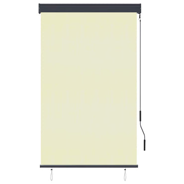 vidaXL Store enrouleur d'extérieur 100 x 250 cm Blanc crème