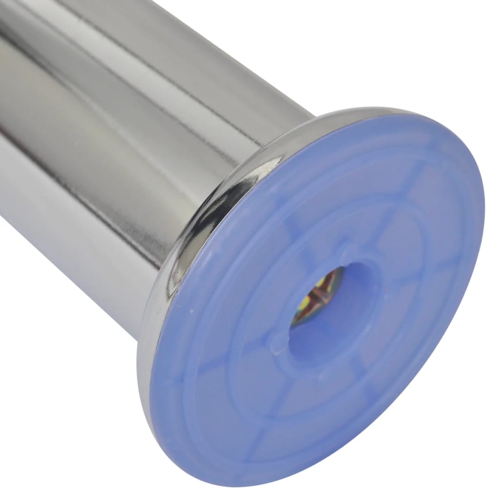 vidaXL Sofabeine 8 Stk. Rund Chrom 120 mm