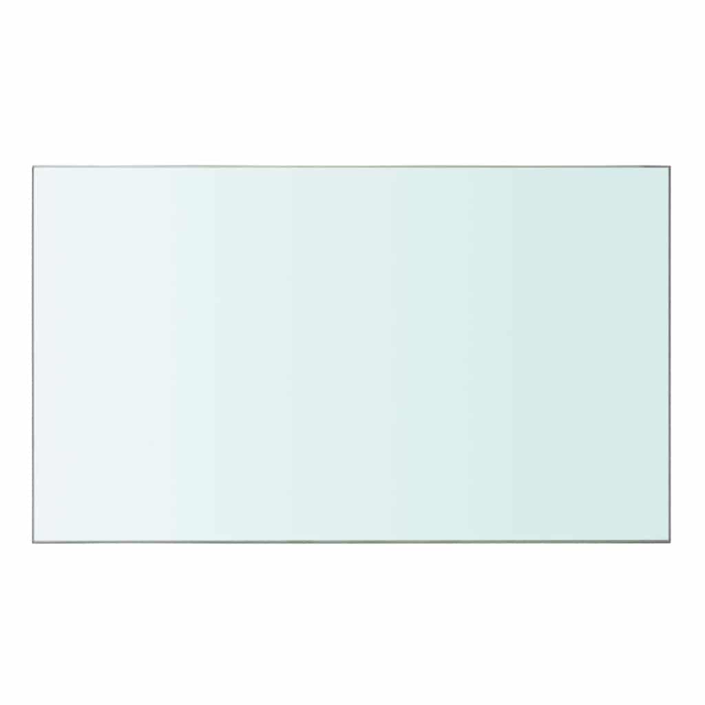 vidaXL Regalböden 2 Stk. Glas Transparent 50x30 cm