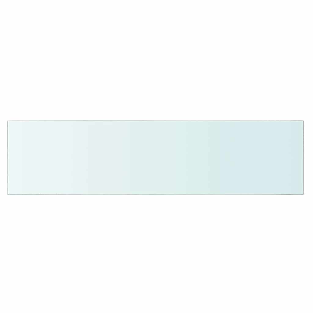 vidaXL Regalböden 2 Stk. Glas Transparent 80x20 cm