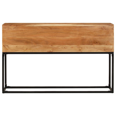 vidaXL Table console 120x30x75 cm Bois d'acacia massif