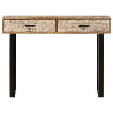 vidaXL Console 100x30x75 cm Bois de manguier massif