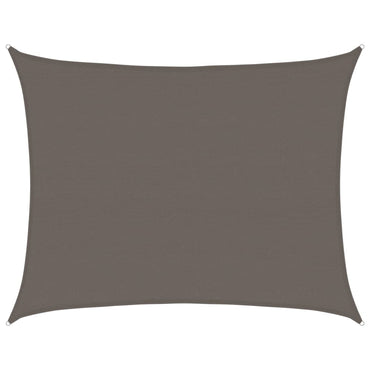 vidaXL Voile d'ombrage 160 g/m² anthracite 6x8 m PEHD