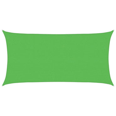 vidaXL Sonnensegel 160 g/m² Rechteckig Hellgrün 2,5x5 m HDPE