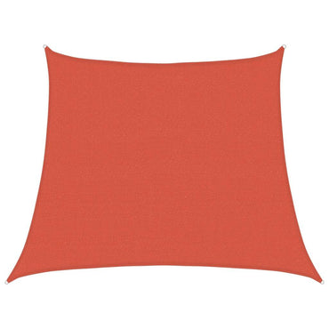 vidaXL Sonnensegel 160 g/m² Trapezform Terrakottarot 3/4x3 m HDPE