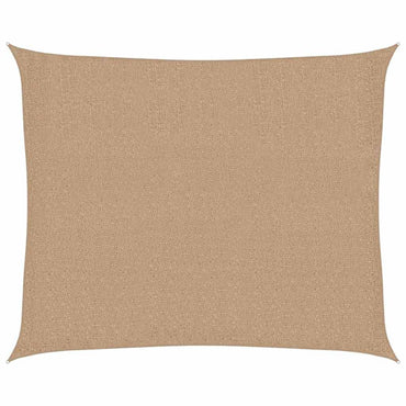 vidaXL Sonnensegel 160 g/m² Taupe 2,5x3 m HDPE