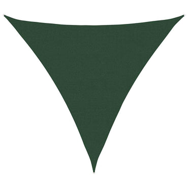 vidaXL Sonnensegel 160 g/m² Dreieckig Dunkelgrün 6x6x6 m HDPE