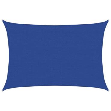 vidaXL Sonnensegel 160 g/m² Rechteckig Blau 4x6 m HDPE