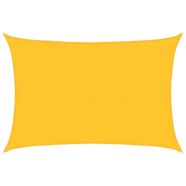 vidaXL Sonnensegel 160 g/m² Rechteckig Gelb 5x7 m HDPE