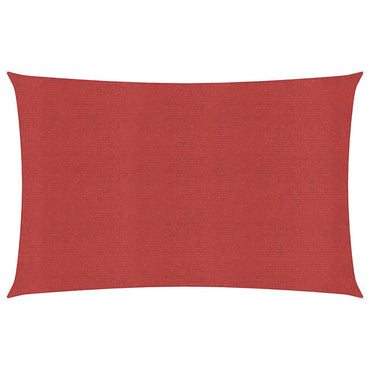 vidaXL Voile d'ombrage 160 g/m² rouge 2,5x4,5 m en PEHD