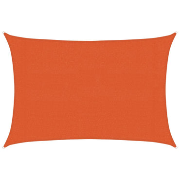 vidaXL Voile d'ombrage rectangulaire 160 g/m² orange 3x5 m en HDPE