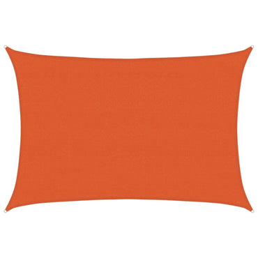 vidaXL Sonnensegel 160 g/m² Rechteckig Orange 4x5 m HDPE