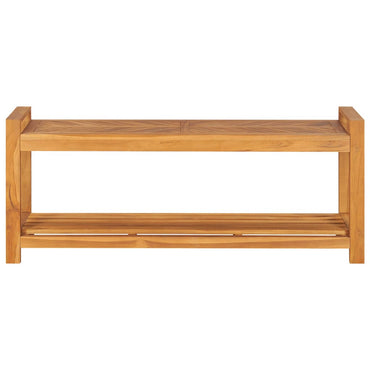 vidaXL Sitzbank 120 cm Massivholz Teak