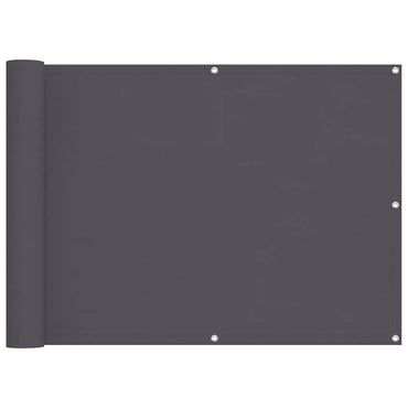 vidaXL Balkon-Sichtschutz Anthrazit 75x300 cm Oxford-Gewebe