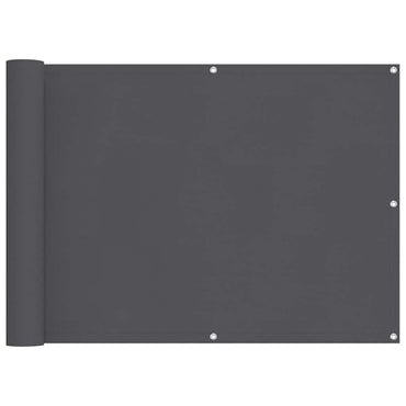 vidaXL Balkon-Sichtschutz Anthrazit 75x500 cm Oxford-Gewebe
