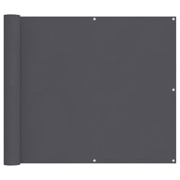 vidaXL Balkon-Sichtschutz Anthrazit 90x500 cm Oxford-Gewebe