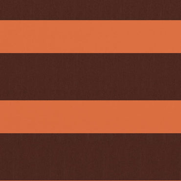 vidaXL Balkon-Sichtschutz Orange und Braun 75x600 cm Oxford-Gewebe