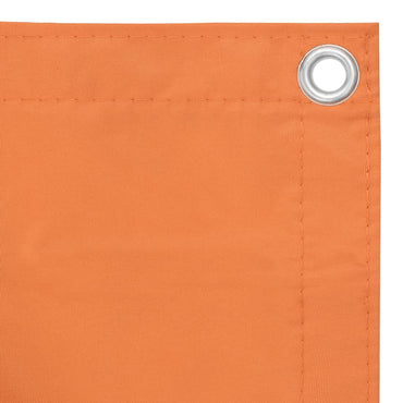 vidaXL Balkon-Sichtschutz Orange 120x400 cm Oxford-Gewebe