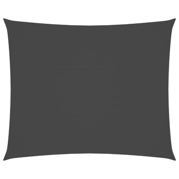 vidaXL Voile d'ombrage en tissu Oxford rectangulaire 6x7 m anthracite