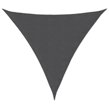 vidaXL Voile d'ombrage en tissu Oxford triangulaire 3x3x3 m anthracite