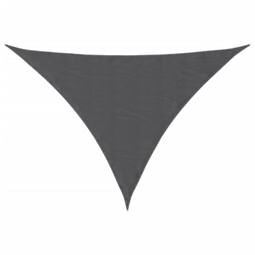 vidaXL Voile d'ombrage en tissu Oxford triangulaire 3,5x3,5x4,9 m anthracite