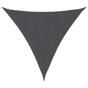 vidaXL Voile d'ombrage en tissu Oxford triangulaire 4x4x4 m anthracite