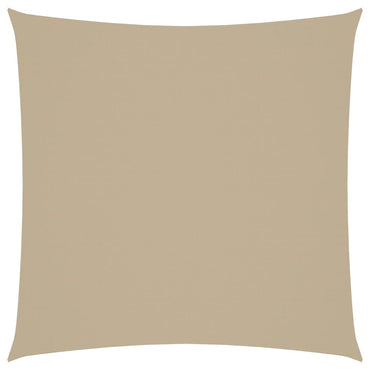 vidaXL Sonnensegel Oxford-Gewebe Quadratisch 5x5 m Beige