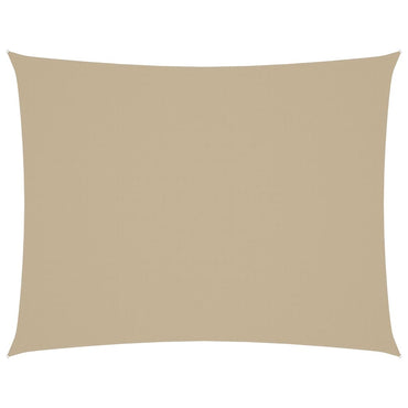 vidaXL Sonnensegel Oxford-Gewebe Rechteckig 2x3 m Beige
