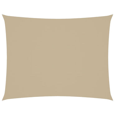 vidaXL Sonnensegel Oxford-Gewebe Rechteckig 2x3,5 m Beige