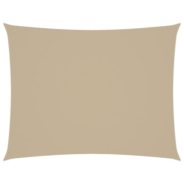 vidaXL Sonnensegel Oxford-Gewebe Rechteckig 2,5x3,5 m Beige
