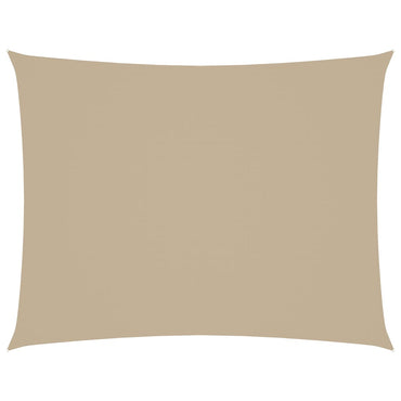 vidaXL Sonnensegel Oxford-Gewebe Rechteckig 2,5x4 m Beige