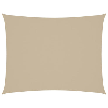 vidaXL Sonnensegel Oxford-Gewebe Rechteckig 3x4,5 m Beige