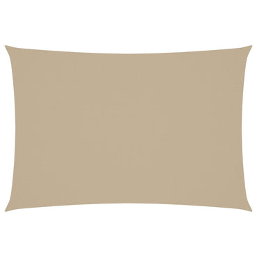 vidaXL Sonnensegel Oxford-Gewebe Rechteckig 3x5 m Beige