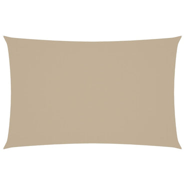 vidaXL Sonnensegel Oxford-Gewebe Rechteckig 4x7 m Beige