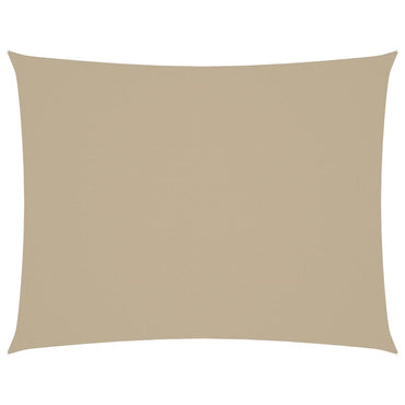 vidaXL Sonnensegel Oxford-Gewebe Rechteckig 5x7 m Beige