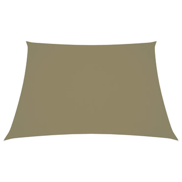 vidaXL Sonnensegel Oxford-Gewebe Trapezförmig 2/4x3 m Beige