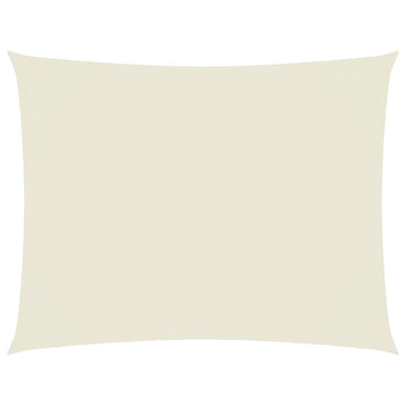vidaXL Sonnensegel Oxford-Gewebe Rechteckig 2,5x3,5 m Creme