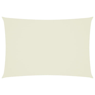 vidaXL Sonnensegel Oxford-Gewebe Rechteckig 3x5 m Creme