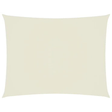 vidaXL Sonnensegel Oxford-Gewebe Rechteckig 6x7 m Creme