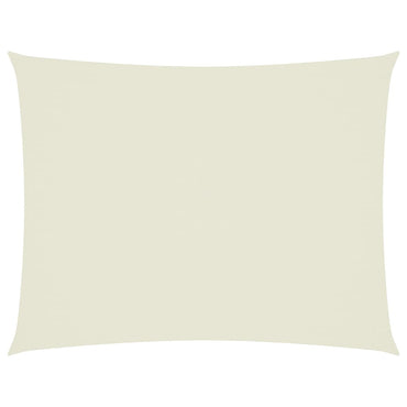 vidaXL Sonnensegel Oxford-Gewebe Rechteckig 6x8 m Creme