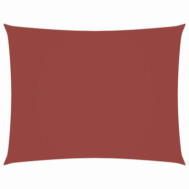 vidaXL Sonnensegel Oxford-Gewebe Rechteckig 2x3,5 m Terrakotta-Rot