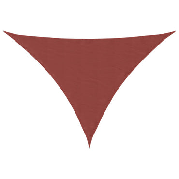 vidaXL Sonnensegel Oxford-Gewebe Dreieckig 2,5x2,5x3,5m Terrakotta-Rot