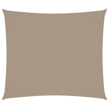 vidaXL Sonnensegel Oxford-Gewebe Rechteckig 2x2,5 m Taupe